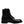 Dolce & Gabbana Black Leather Mid Calf Boots Lace Up Shoes