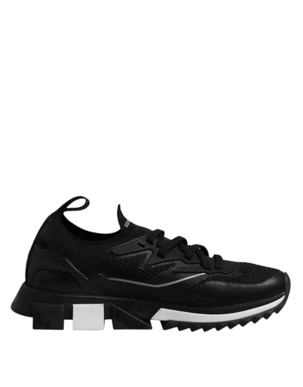 Dolce & Gabbana Black SORRENTO Sport Stretch Sneakers Shoes
