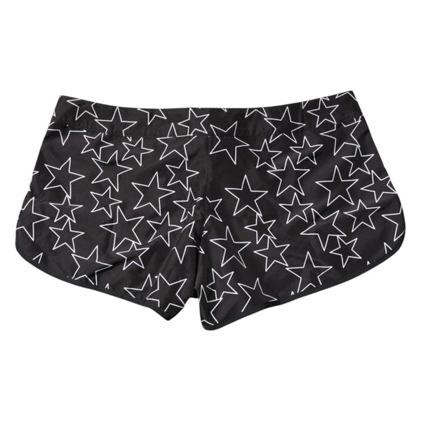 Dolce & Gabbana Black Star Print Beachwear Shorts Swimwear