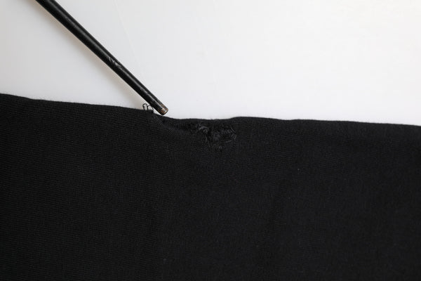 Dolce & Gabbana Black Cotton Crown Jogger Sweatpants Pants