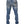 Dolce & Gabbana Blue Washed Tattered Logo Plaque Denim Jeans