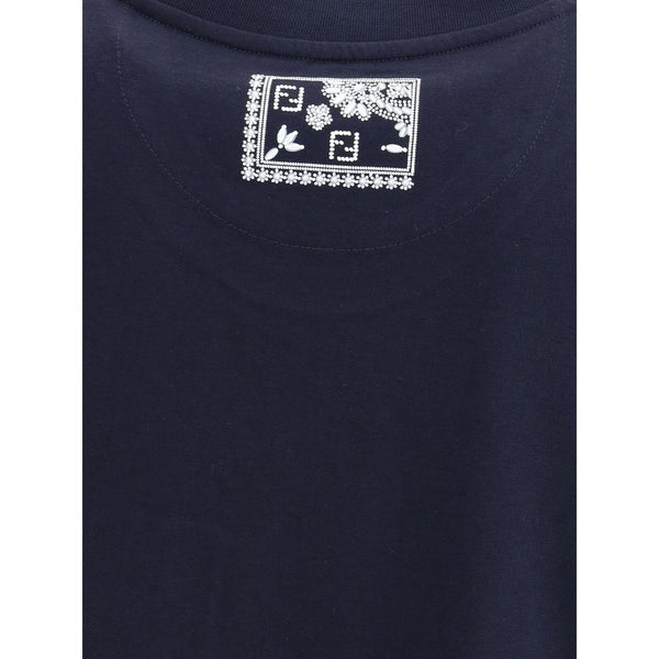 Fendi T-Shirt with bandana print pocket