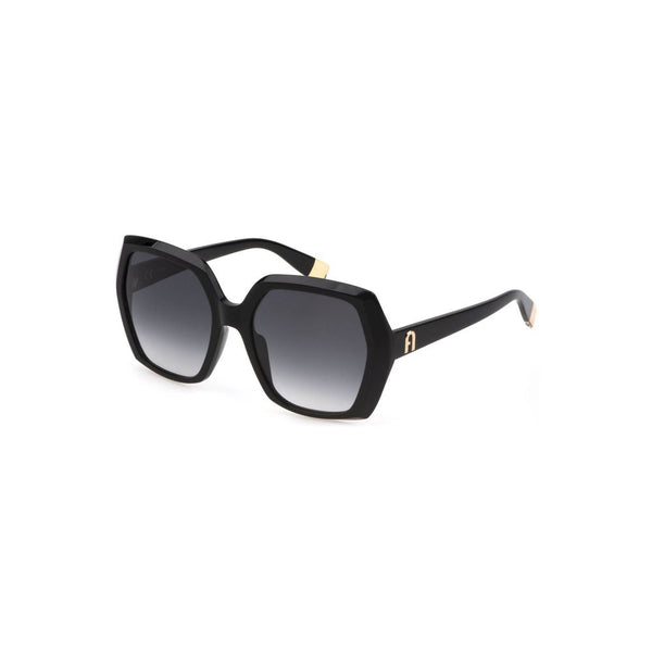 Furla Black Acetate Women Sunglasses