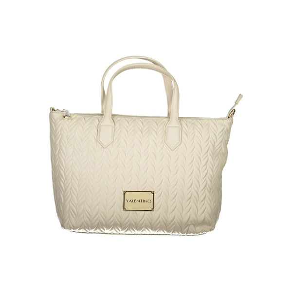 Mario Valentino White Polyethylene Handbag
