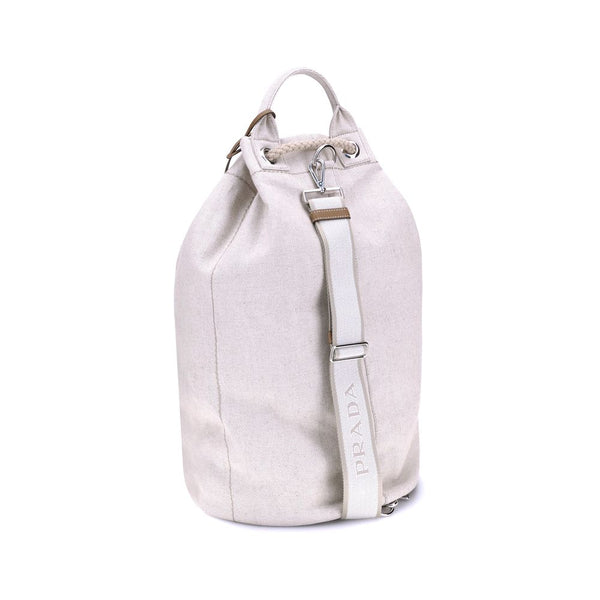 Prada Linen Bucket Bag