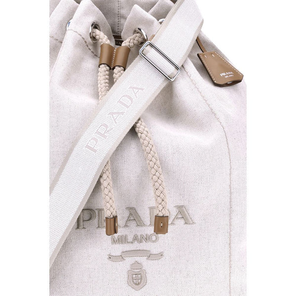 Prada Linen Bucket Bag