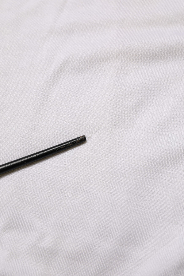 Dolce & Gabbana White Cashmere Logo V-neck Pullover Sweater