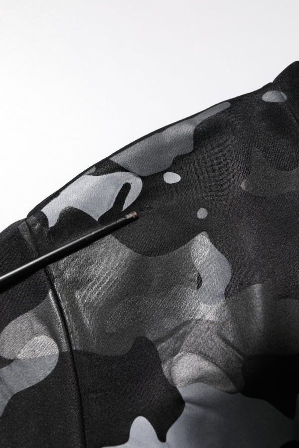 Dolce & Gabbana Black Camouflage Pullover Sweatshirt Sweater