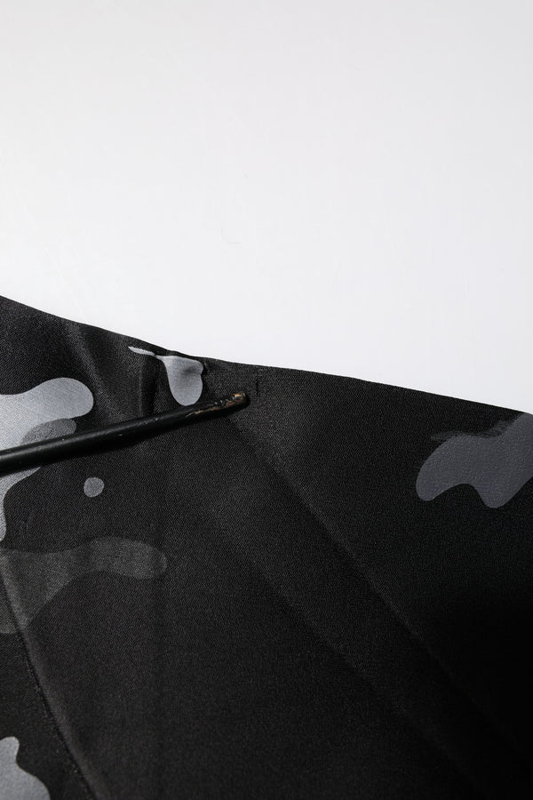 Dolce & Gabbana Black Camouflage Pullover Sweatshirt Sweater