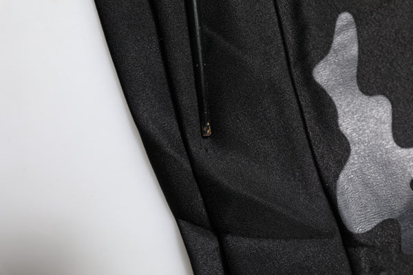 Dolce & Gabbana Black Camouflage Pullover Sweatshirt Sweater