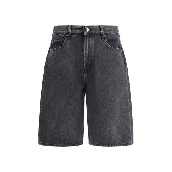 7FOR Denim Caviar Shorts