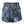 Dolce & Gabbana Blue Floral Print Denim Cotton Hot Pants Shorts