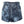 Dolce & Gabbana Blue Floral Print Denim Cotton Hot Pants Shorts