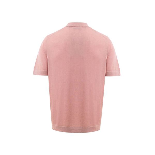 Gran Sasso Pink Cotton Polo Shirt