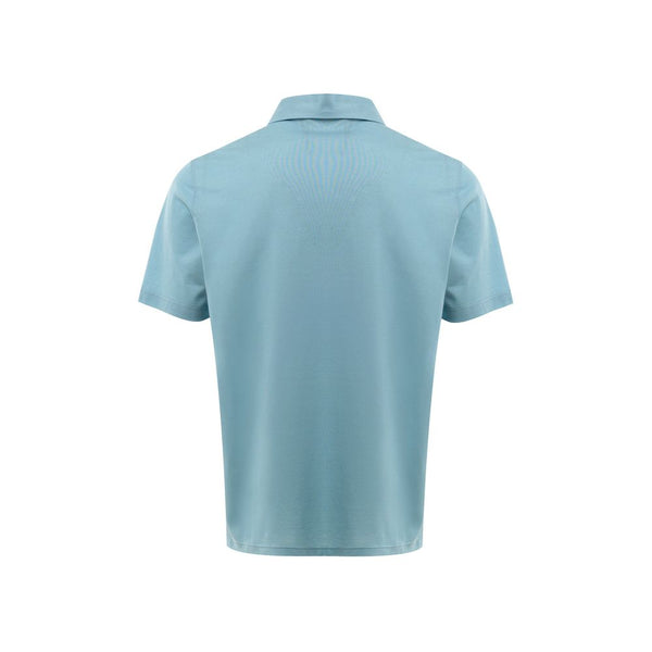 Gran Sasso Blue Cotton Polo Shirt