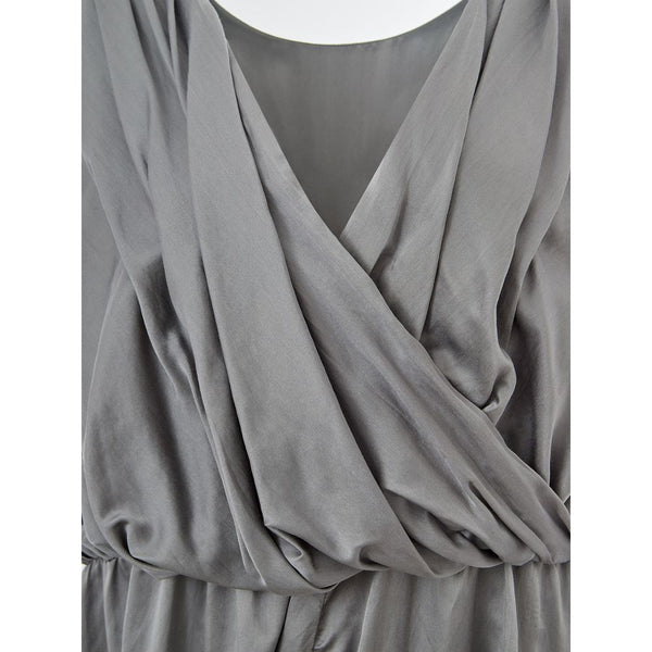Lardini Gray Silk Long