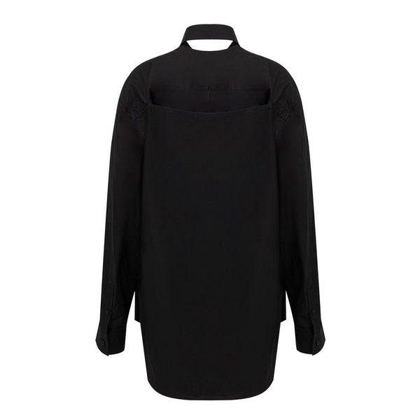 Balenciaga Black Cotton Long