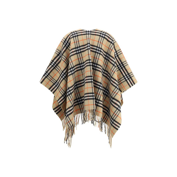 Burberry Archivio Check Cashmere Cape