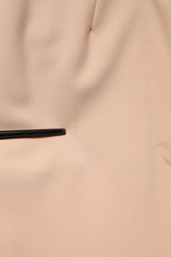 Dolce & Gabbana Beige Polyester Mid Waist Tapered Pants