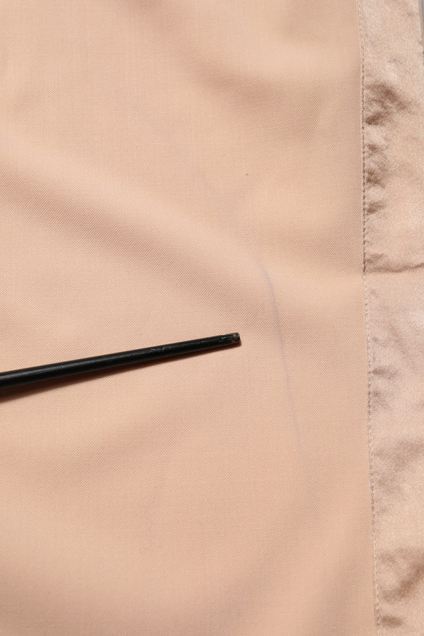 Dolce & Gabbana Beige Polyester Mid Waist Tapered Pants