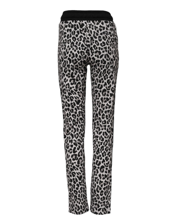 Dolce & Gabbana Multicolor Leopard #DGMillennials Jogger Pants