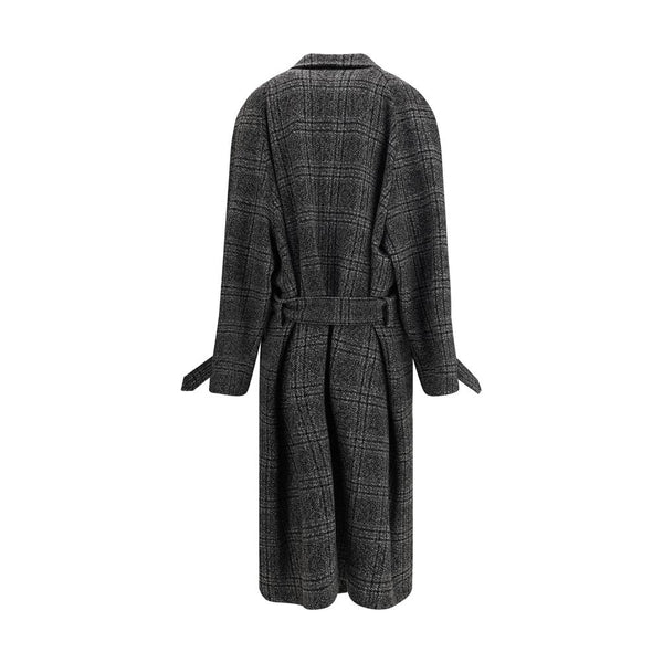 Balenciaga Check long Coat