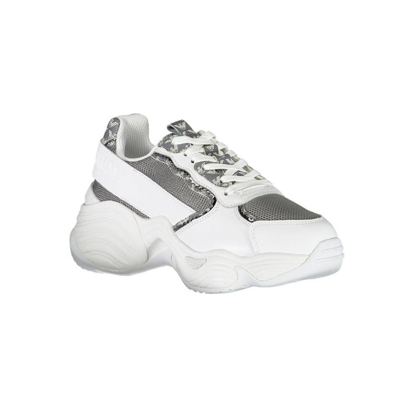 Emporio Armani White Polyester Sneaker