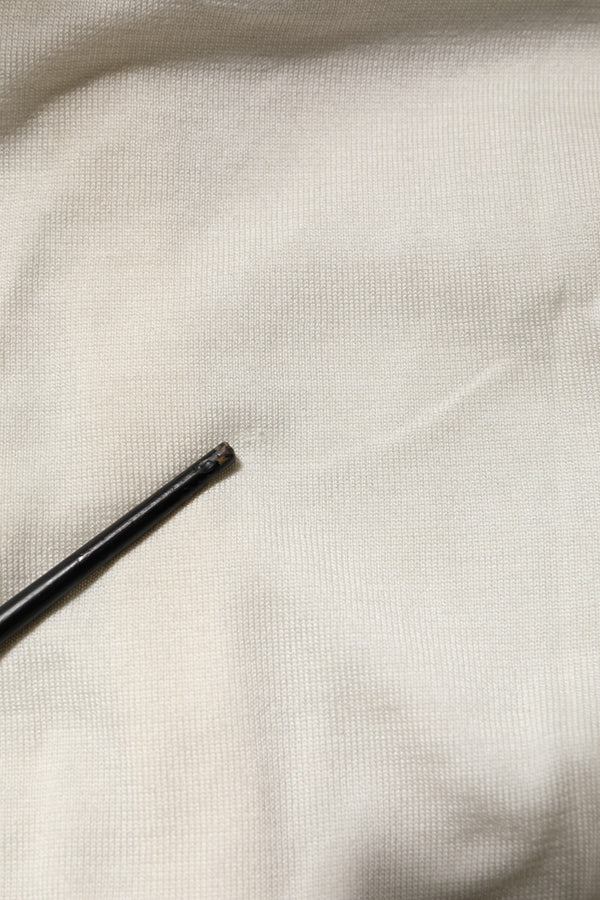 Dolce & Gabbana White Silk Lily Embellished Cardigan Sweater