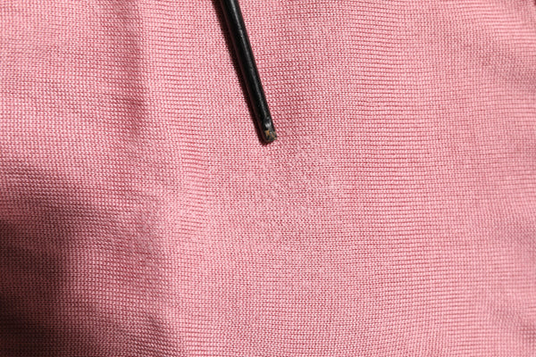 Dolce & Gabbana Pink Silk Cropped Crew Neck Cardigan Sweater