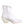 Maison Margiela White Square Heel Zip Ankle Boots Shoes
