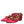 Prosperine Red Gold Studded Pointed Toe Ballet Flats Shoes