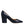 Sergio Rossi Blue Leather Pointed Toe Block Heels Shoes