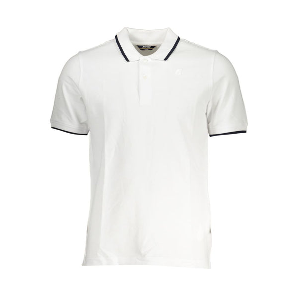 K-WAY White Cotton Polo Shirt