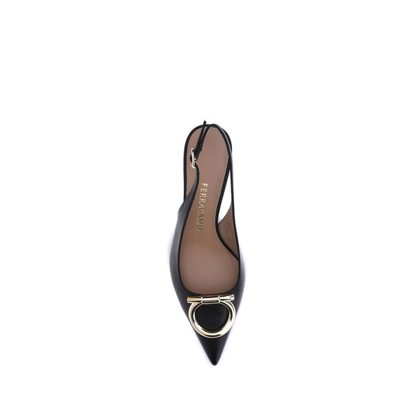Ferragamo Gancini Slingback Pumps