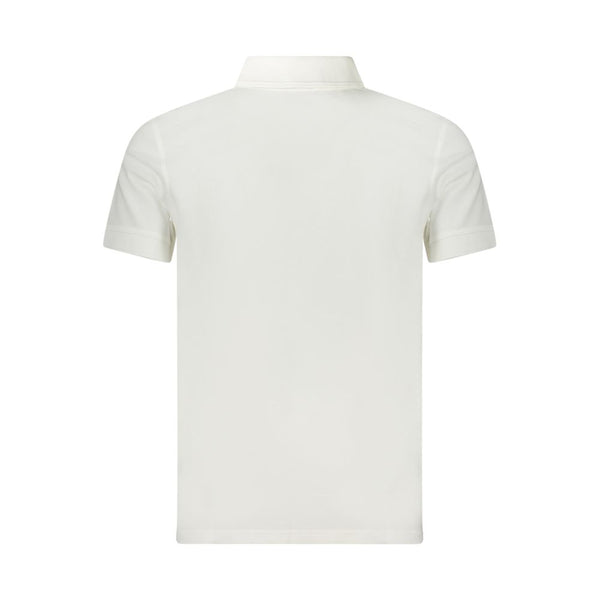 Hugo Boss White Cotton Polo Shirt