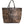 Dolce & Gabbana Brown Leopard BEATRICE Leather Logo Plaque Tote Bag