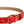 Dolce & Gabbana Red Leather Gold Metal Buckle Cintura Belt