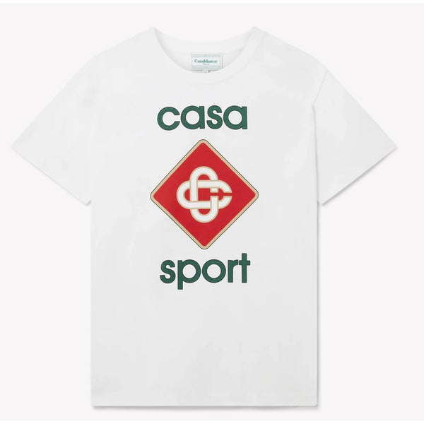 Casablanca White Cotton T-Shirt