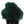 Dolce & Gabbana Green Fur DG -logolla brodeerattu Cloche-hattu