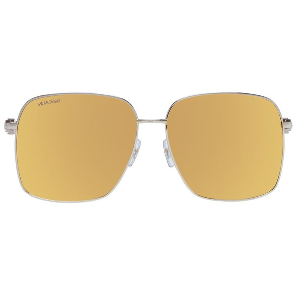 Swarovski Gold Women Sunglass