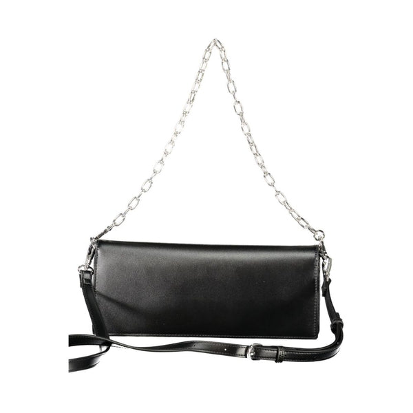 Mario Valentino Black Polyethylene Women Handbag