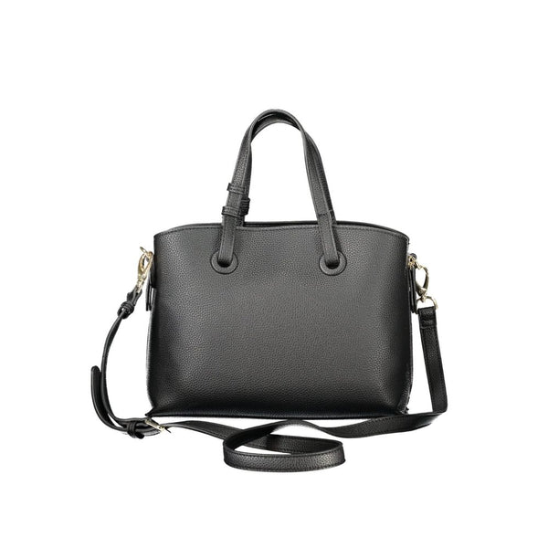Mario Valentino Black Polyethylene Women Handbag