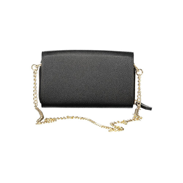Mario Valentino Black Polyethylene Women Wallet Convertible Shoulder Bag