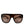 Dolce & Gabbana Dark Brown Havana DG4398F Square Frame Eyewear Sunglasses