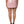 Dolce & Gabbana Glossy Pink Cotton Mid Waist Mini Skirt