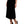 Dolce & Gabbana Black High Waist Fit Flared Midi Skirt