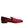 Dolce & Gabbana Red Velvet Slip On Loafers Formal Shoes