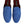Dolce & Gabbana Blue Suede Capra Slides Flat Slipper Shoes