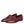 Dolce & Gabbana Burgundy Calfskin Leather Formal Slip On Shoes