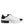 Dolce & Gabbana White Black Leather Portofino Sneaker Shoes